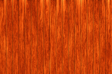 Obraz premium Orange wooden background. Texture with wood planks.