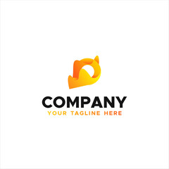 Chat Logo Gradient Brand For Company