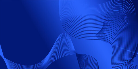 Abstract blue  background with lines © musich