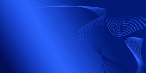 Abstract blue  background with lines