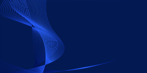 Abstract blue  background with lines