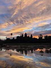 Fototapeta na wymiar Cambodian sunrise
