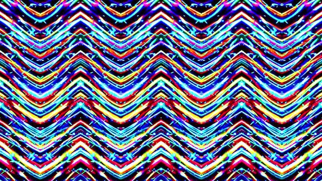 Abstract background 3D liquid lines in a multicolor texture