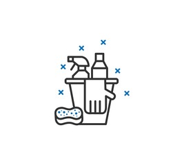 Cleaner icon, Clean icon, Hygiene icon vector