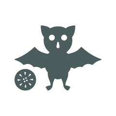 Animal, contagious, coronavirus icon. Gray vector graphics.