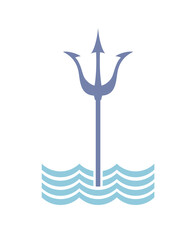 Creative trident symbol