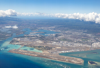 Fototapeta premium Honolulu Hawaii Daniel K. Inouye International Airport