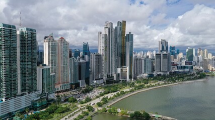 Fototapeta na wymiar Ciudad de Panamá, cista costera