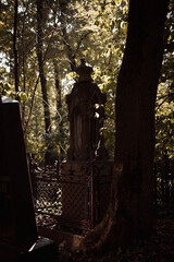 statue in the cemetery