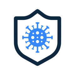 Prevent corona, stay home icon. Simple editable vector illustration.