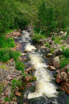 River in Fulufjället National Park