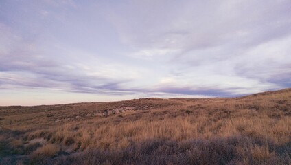 desert landscape with sky