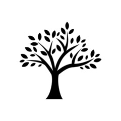 Tree icon logo vector design template illustration.