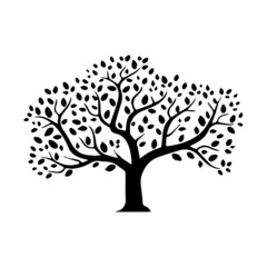 Tree icon logo vector design template illustration.
