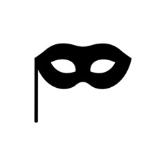 Mask icon isolated on white background. Vector illustration.