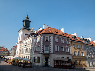 Fototapeta na wymiar old town hall Warsaw Poland