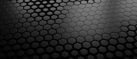 Black background. 3d illustration, 3d rendering.