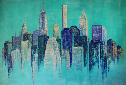 New York City Abstract Painting