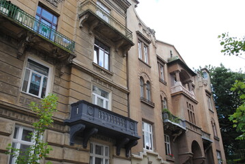 Fototapeta premium houses in the old town