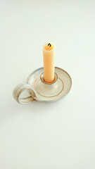 beeswax candle