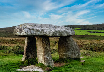 Lanyon Quoit - dolmen in Cornwall, England, United Kingdom