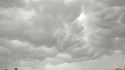 The sky of Kerala is overcast