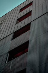 Casa con fachada negra