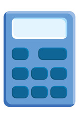 blue calculator icon