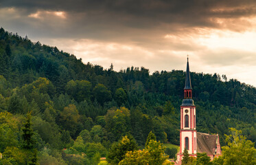 church in the mountains