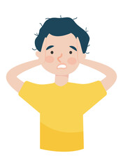 frustrated man icon