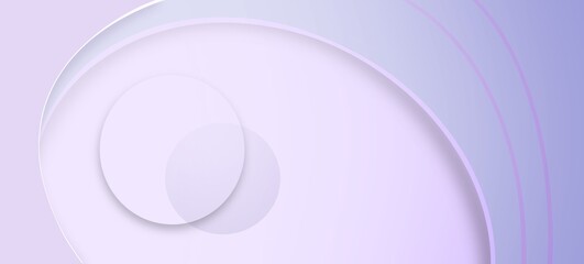 light transparent background abstraction circle 3d banner