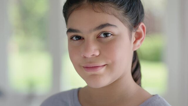 portrait beautiful teenage girl smiling happy enjoying carefree lifestyle teen self image concept