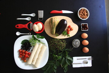 food on the table