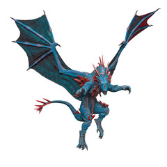 dragon is looking down