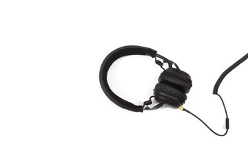 headphones isolated on white background .