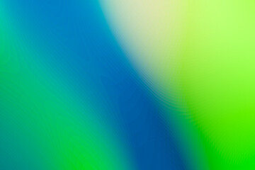 Wavy flowing blue and green posterization stream