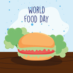 world food day lettering