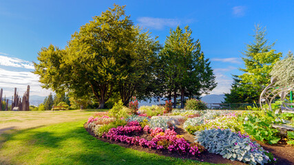 Obraz premium BC Park gardens, late summer.