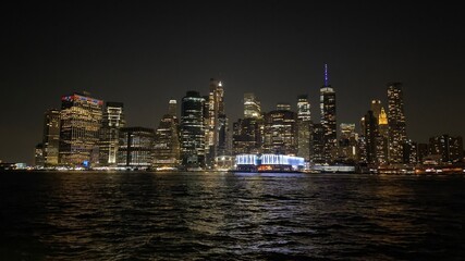 Obraz premium night view of the city