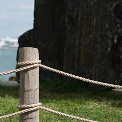 rope and fence