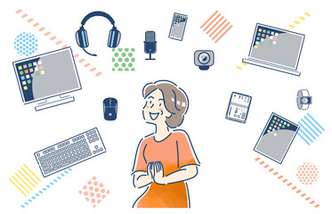 パソコンのあれこれを選んでワクワクする人物