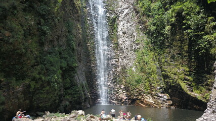 Cachoeira dos Segredos, Chapada dos Veadeiros, Goiás, Brasil. 