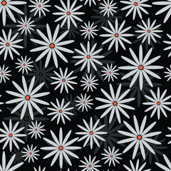 Daisies in the night