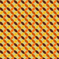 geometric shape seamless pattern. brown orange yellow color background design for backdrop,wallpaper,print,website,package,carpet,clothing,wrapping,batic,fabric,Fashion,decoration. vector illustration