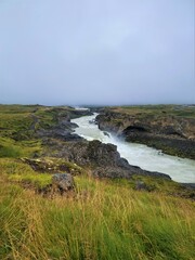 Gorge with river running through