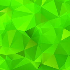 Abstract Green Color Polygon Background Design, Abstract Geometric Origami Style With Gradient