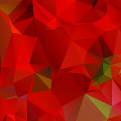 Naklejka premium Abstract Red Color Polygon Background Design, Abstract Geometric Origami Style With Gradient