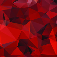 Abstract Red Color Polygon Background Design, Abstract Geometric Origami Style With Gradient