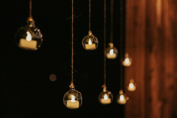 Hanging Candle Wedding Decorations