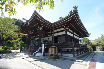 Naklejka premium 橘寺 本堂 奈良県明日香村